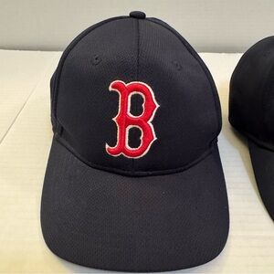 Boston Red Sox Hat Cap Strap Back Blue OC Sports One Size Adjustable